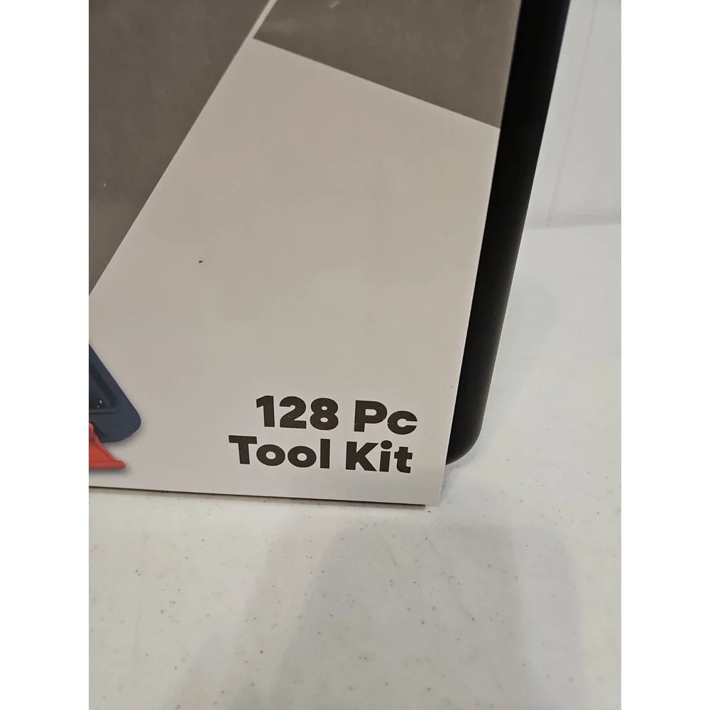 VForma 128 Pc Tool Kit Hard‎ Storage Case Sockets Screwdrivers Pliers Ect. New